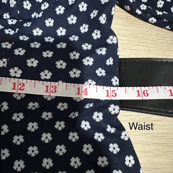 Hutch NWT by Anthropologie Women’s Jenessa Floral Flounce Mini Dress Navy Blue 8 - Picture 13 of 16